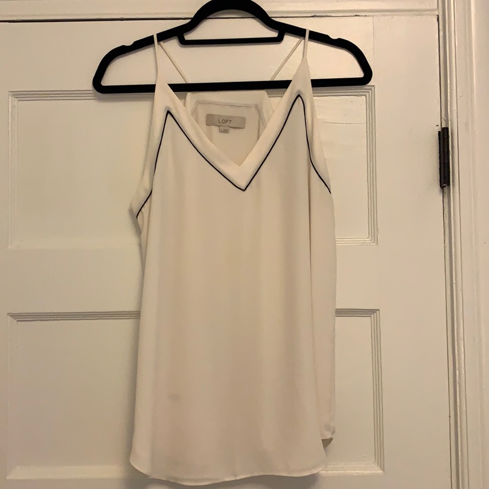 Loft sleeveless blouse size small